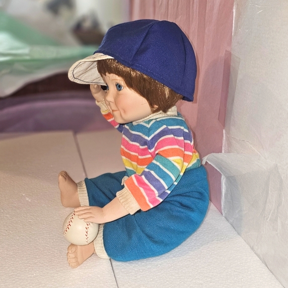 Vintage Danbury Mint Christopher Doll by Elke Hutchens - EUC - Picture 2 of 8